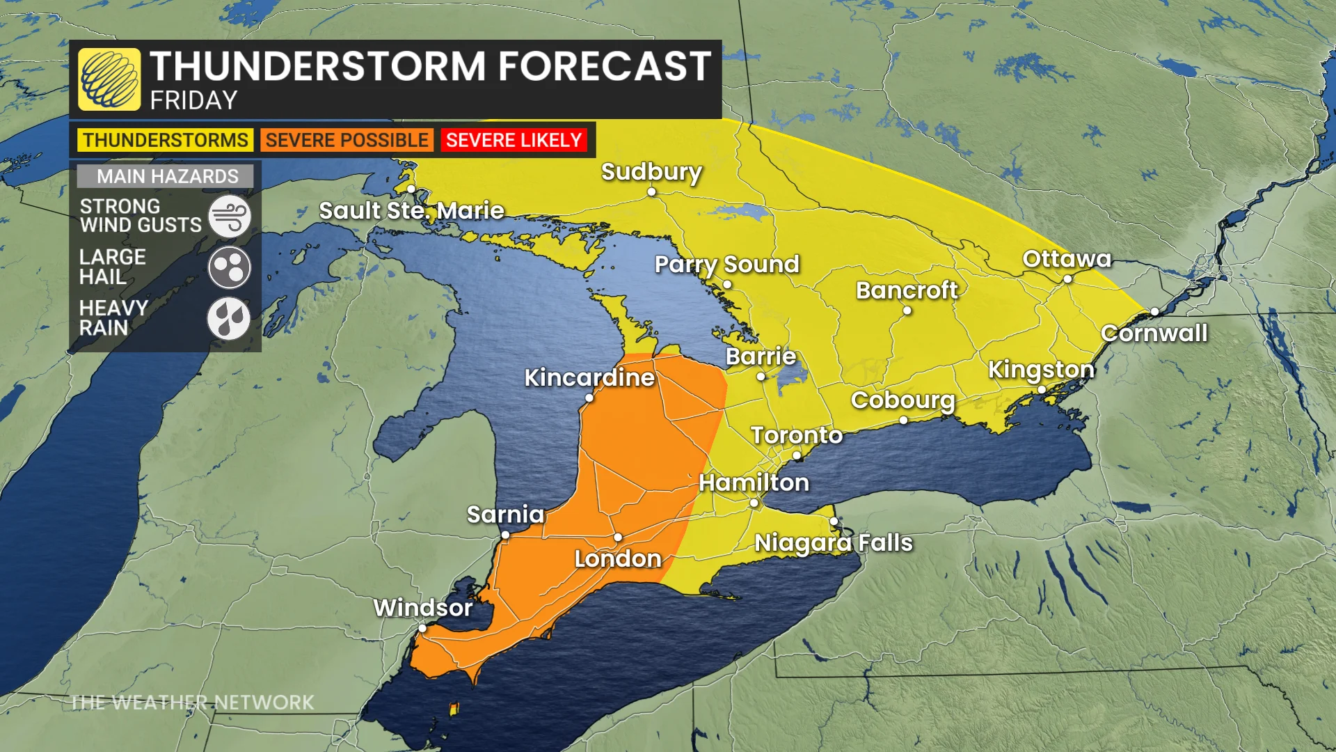 Baron - Ontario storm risk Friday - June26