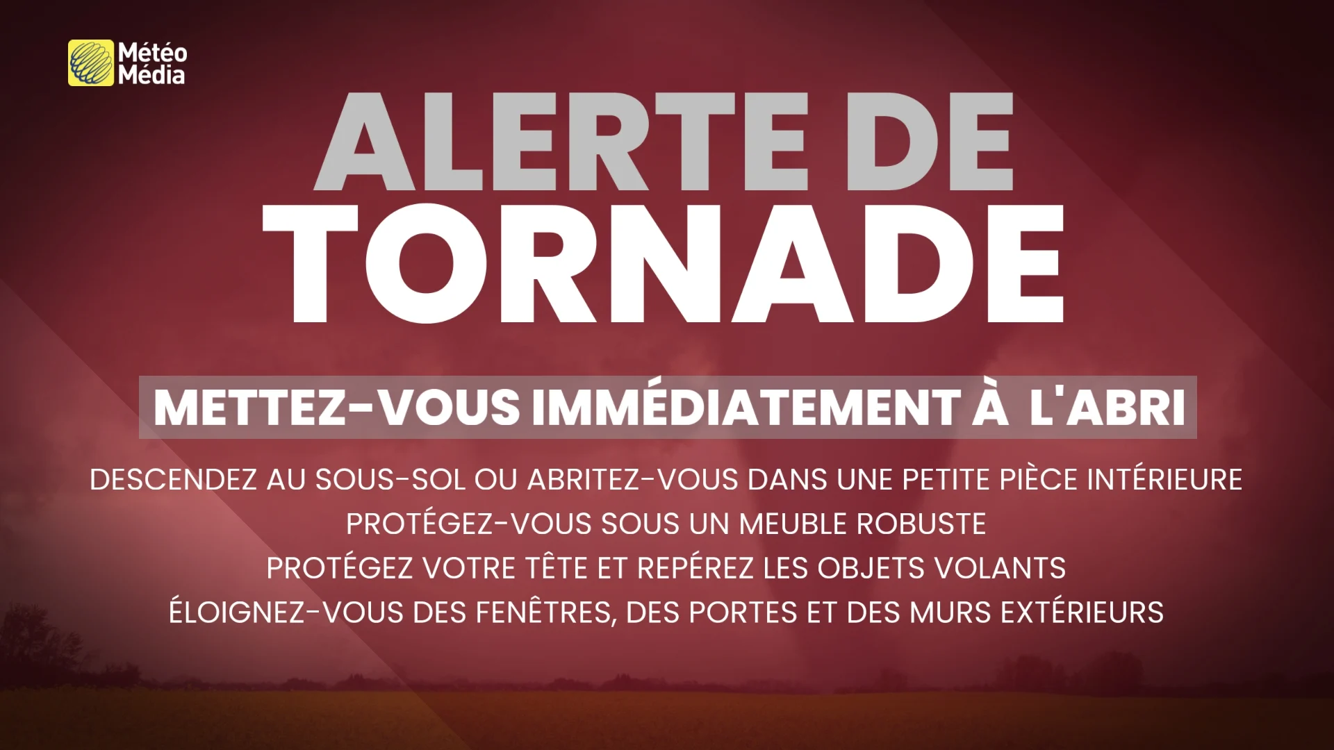 conseil tornade