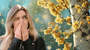 Allergy season is off to a quick start in this part of Canada. How high the pollen count is, here