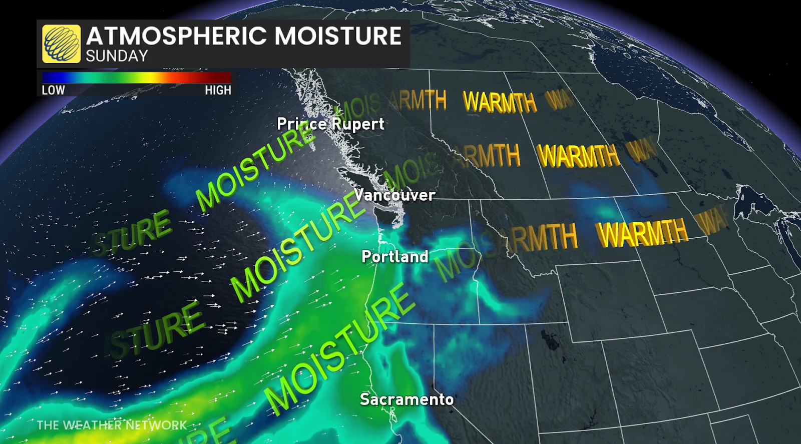 Atmospheric Moisture Sunday