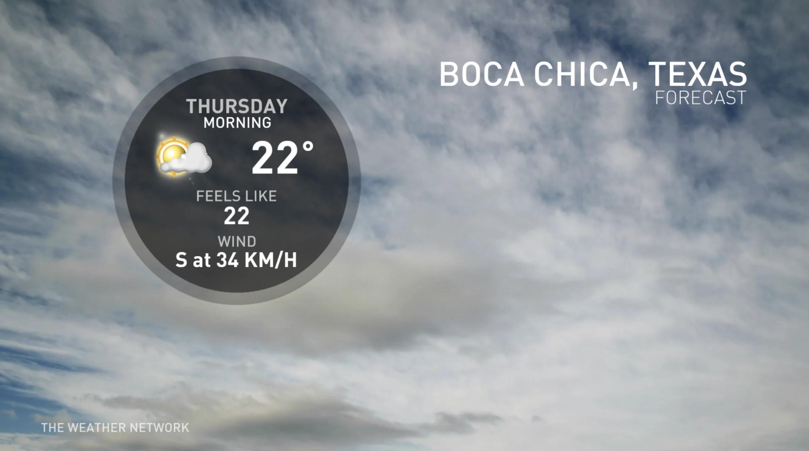 SpaceX Starship launch weather. Boca Chica, Texas, March 14, 2024
