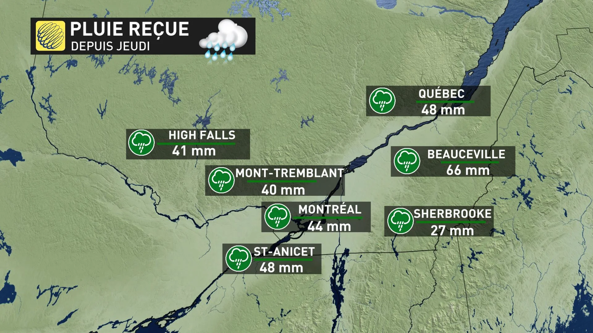 Beauce les inondations sont les plus critiques du Qc MétéoMédia