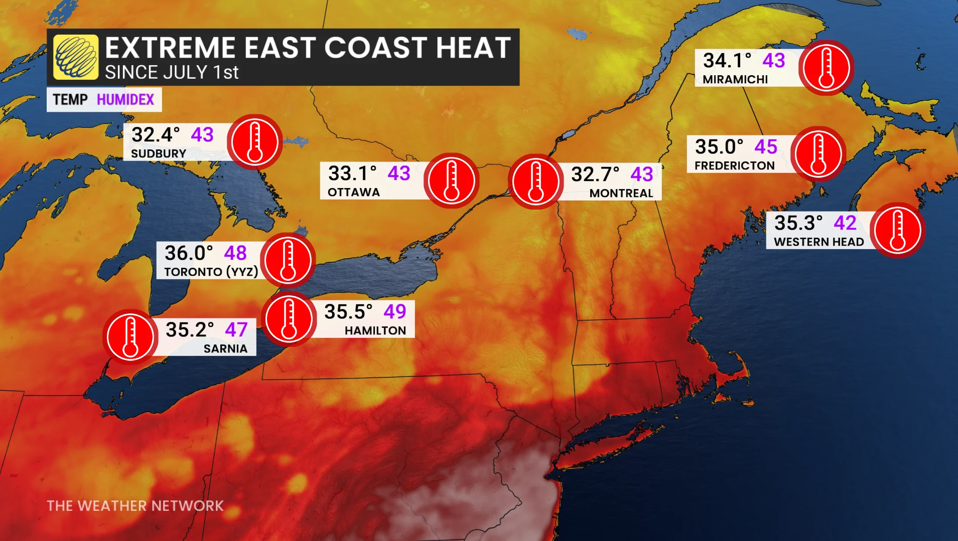 East Coast Heat July 2026