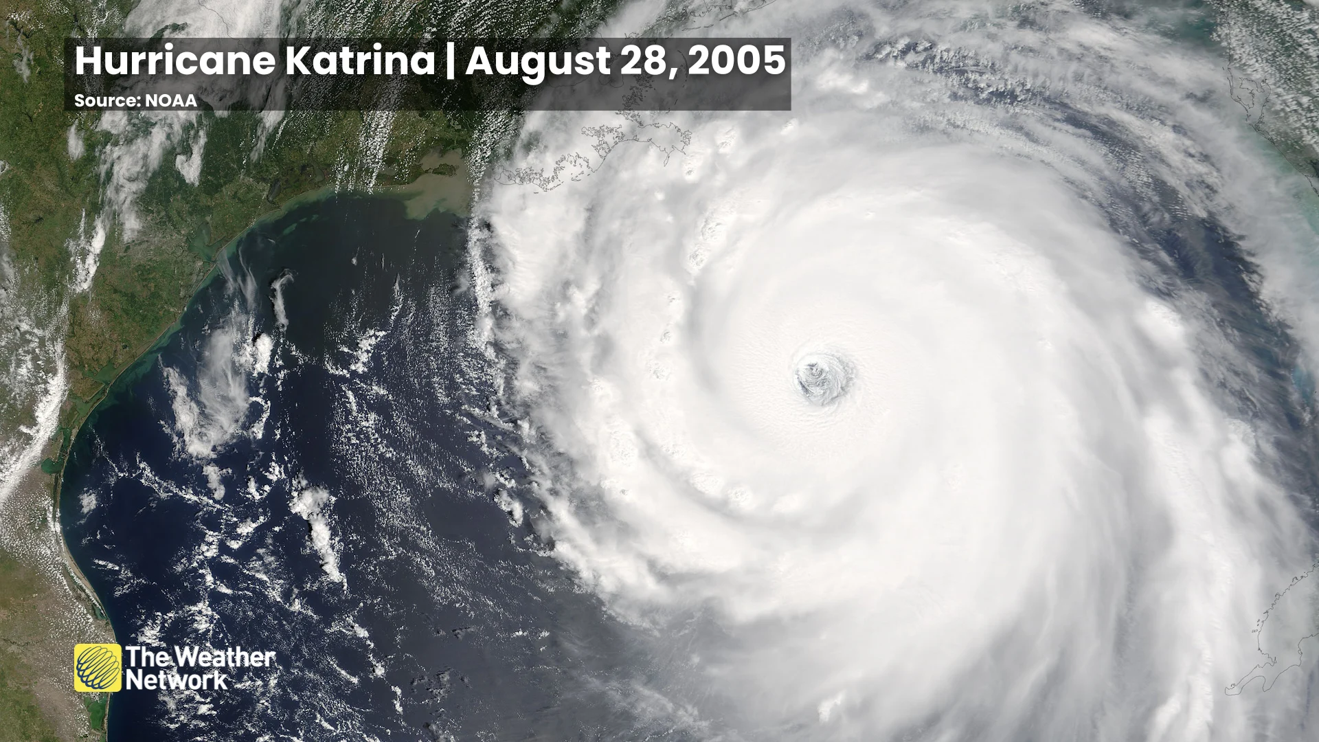 (NOAA) Hurricane Katrina Satellite August 28 2005