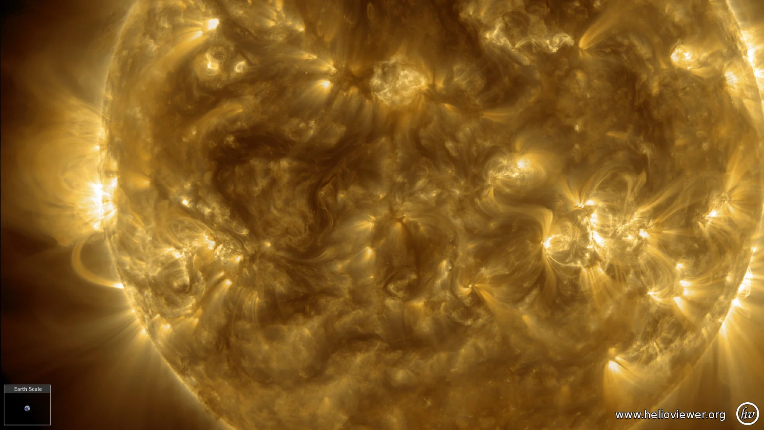 Sun Composite 171A 193A - 2024 07 22 - SDO Helioviewer