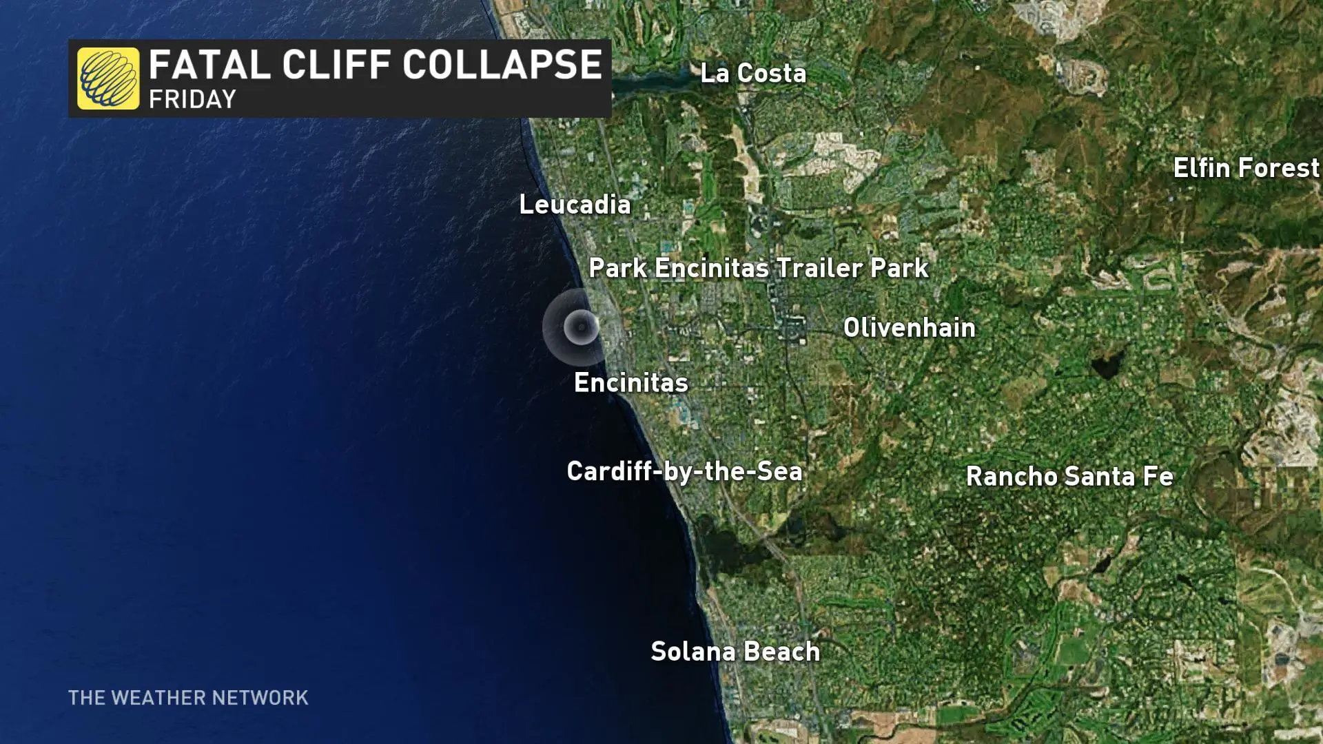 3 killed after cliff collapses on California beach near San Diego
