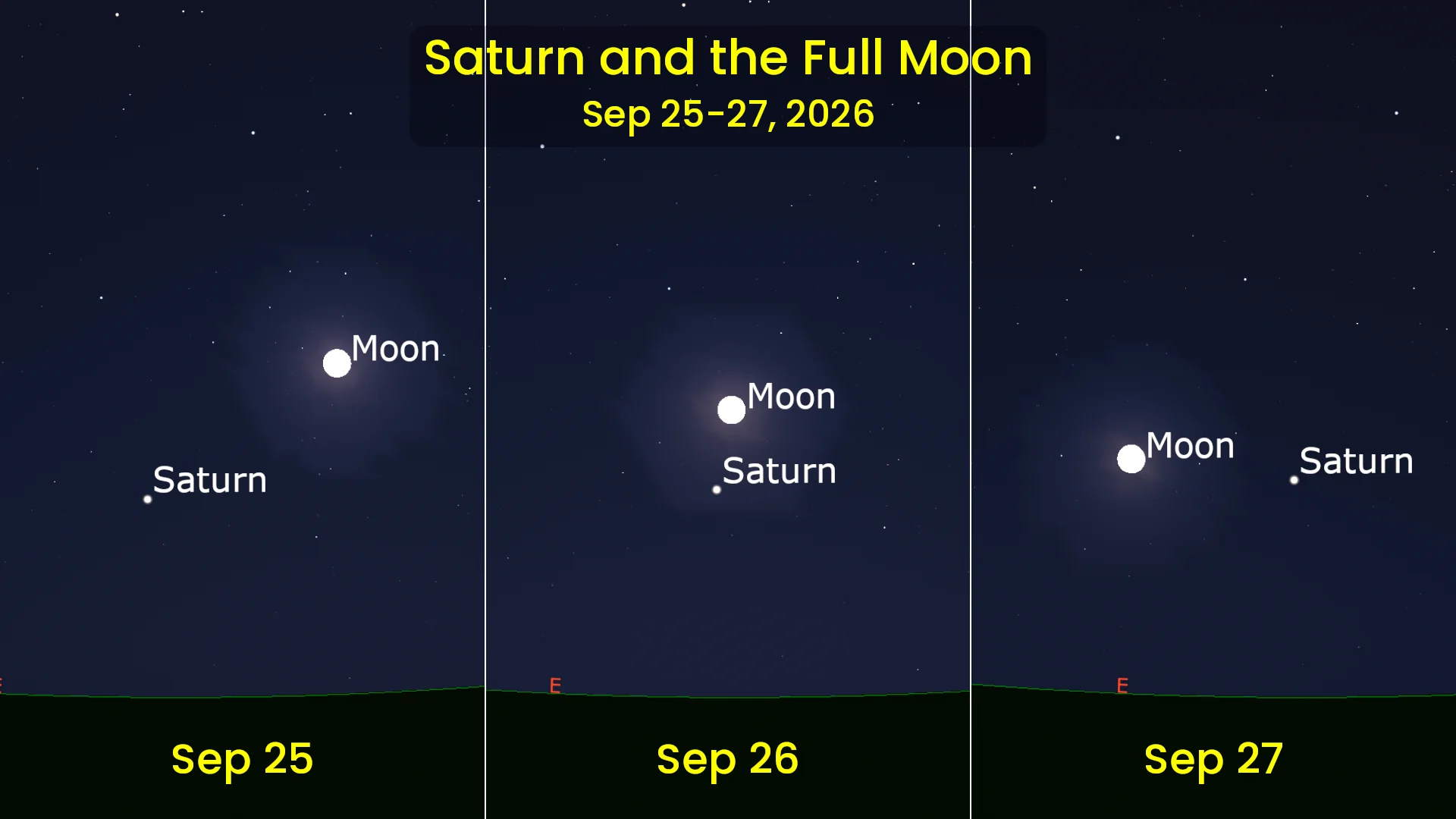 Sep 25-27 2026 Moon and Saturn