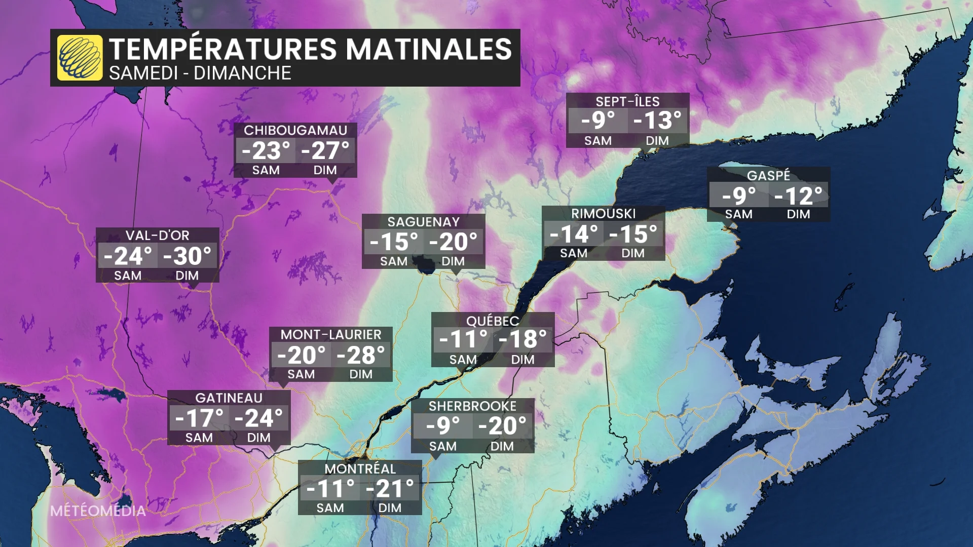 -20 degrés : le Québec n’est peut-être pas au bout de ses peines