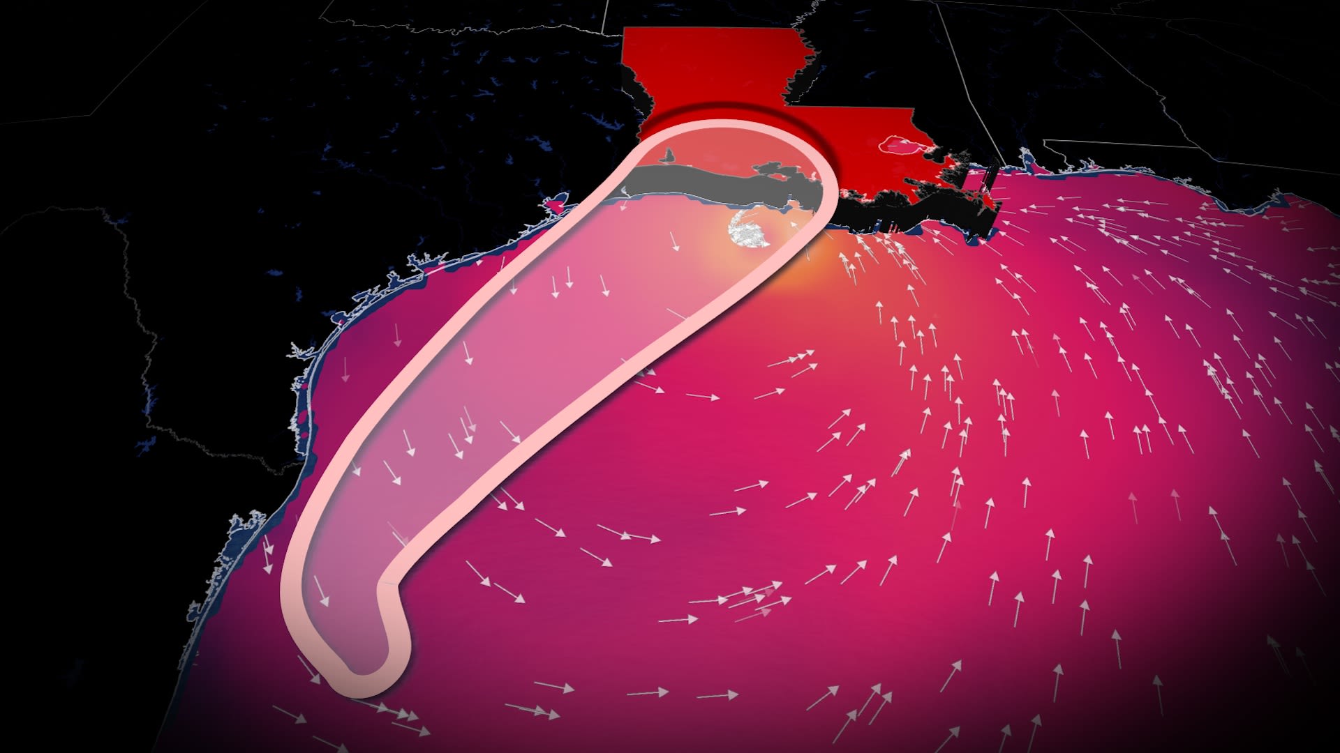 'Life-threatening' conditions for the Gulf Coast with Francine landfall ...