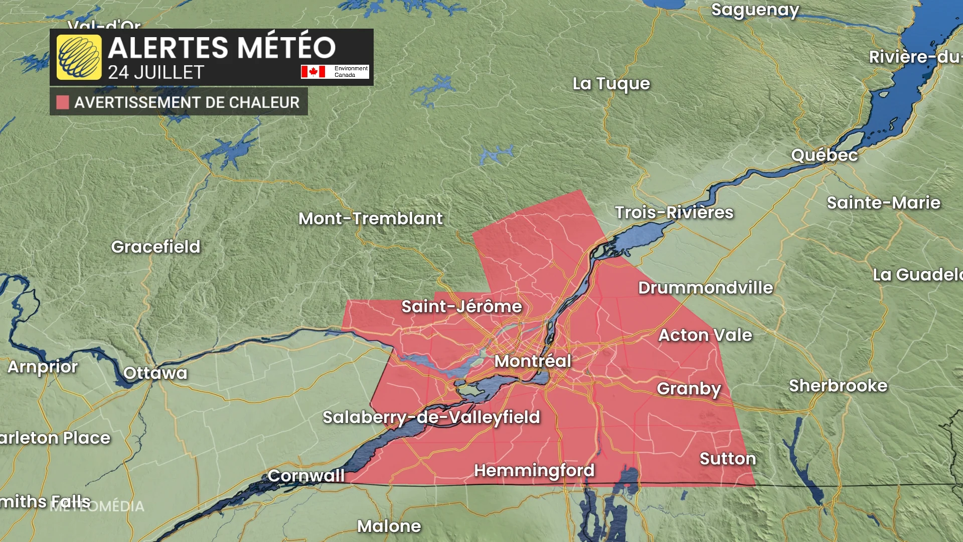 ALERTES CHALEUR 24 juillet