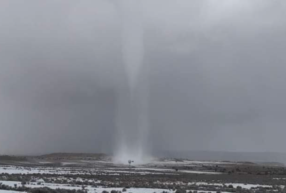 Move aside sharks, a 'snow-nado' once popped up in New Mexico