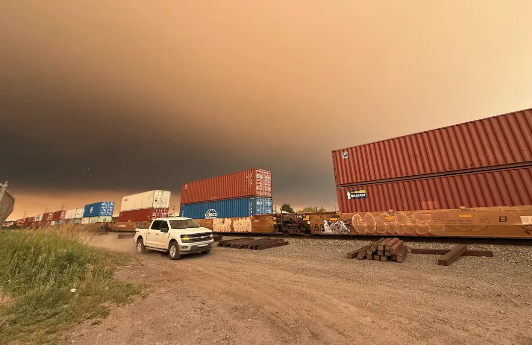 CBC - Heavy wildfire smoke in Thunder Bay - Marc Doucette
