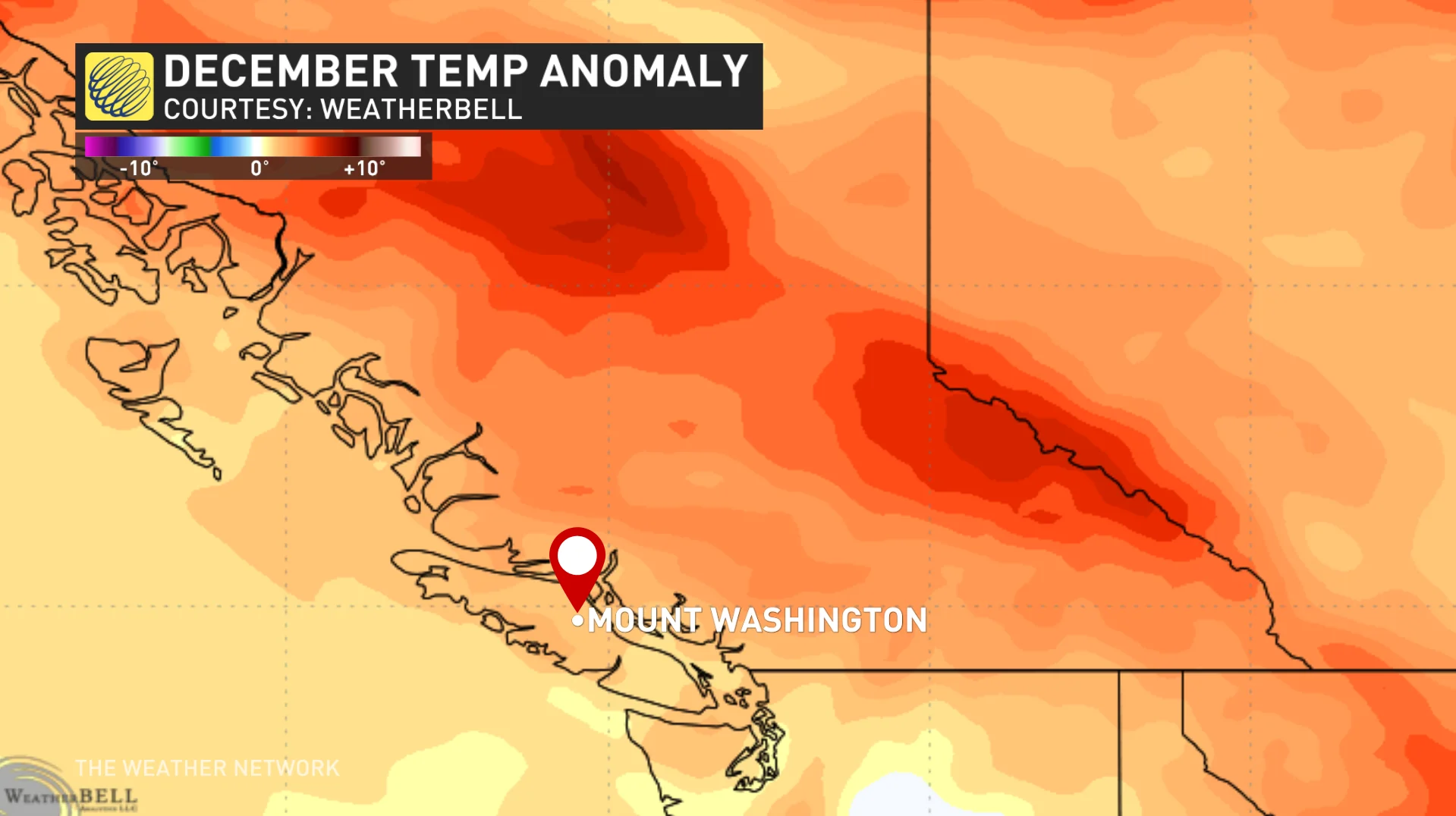 December 2024 temperature anomaly 