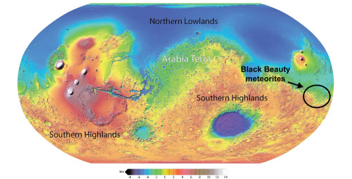Mars-MOLA-Black-Beauty-meteorites