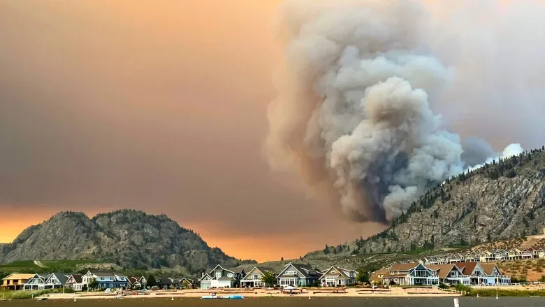 Wildfire between Oliver and Osoyoos grows, evacuation orders issued