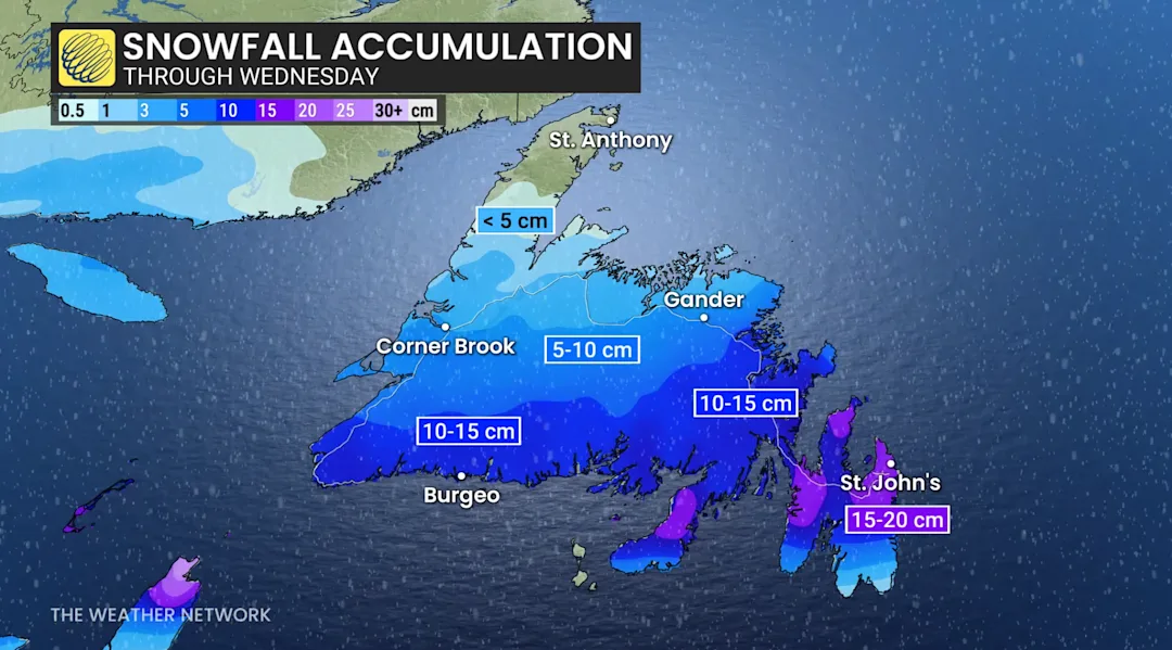 Major snow and ice risks forecast for early April in Atlantic Canada ...