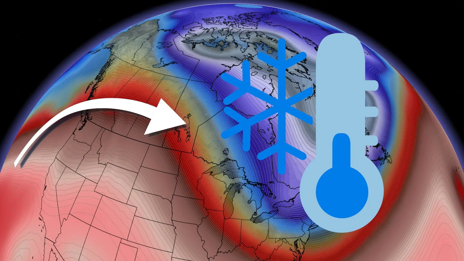 Flip the switch: Western Canada warms up as polar vortex shifts east