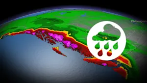 Rivière atmosphérique : jusqu’à 200 mm de pluie pour ces régions. Détails ici. 