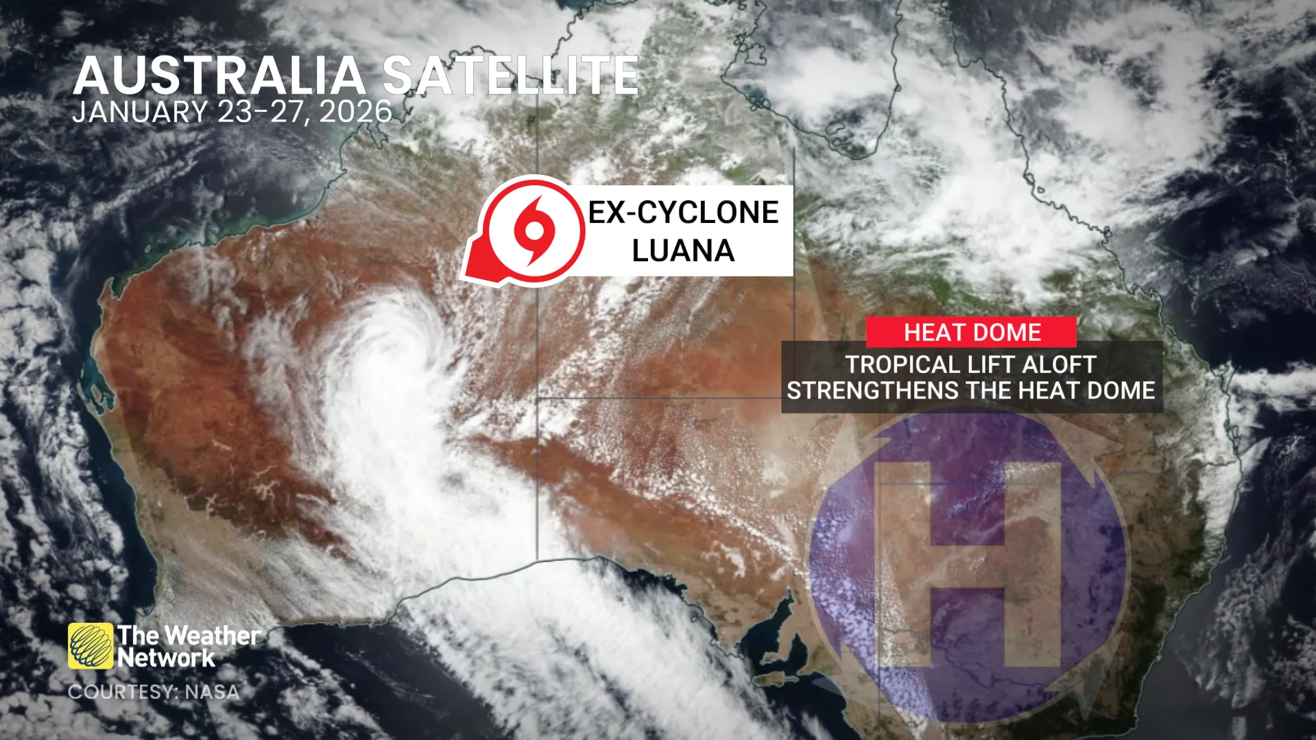 Australia satellite Jan. 23-27, 2026