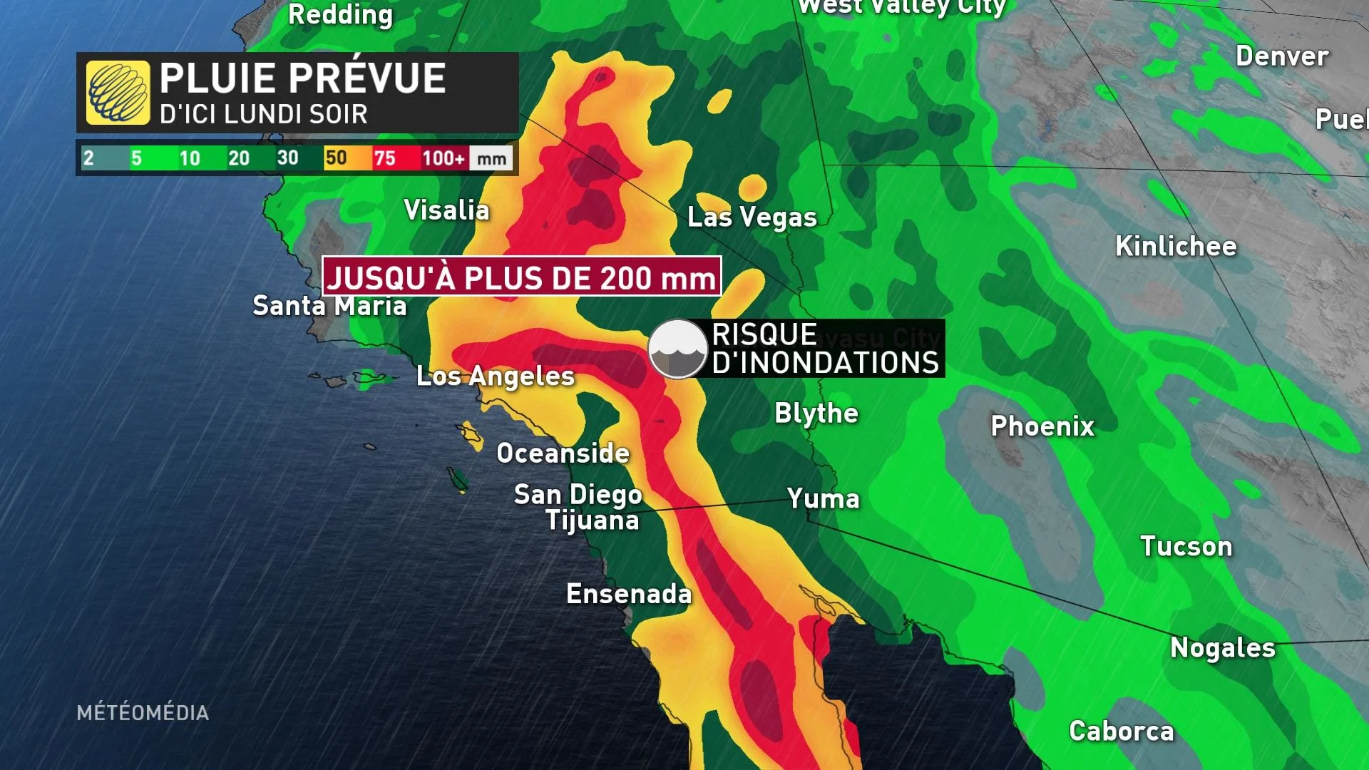 Pluie prévue