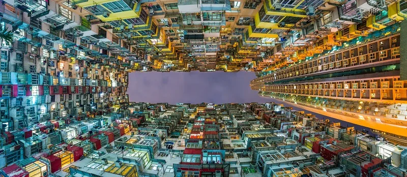 Hong Kong's mass housing complexes are INCREDIBLE