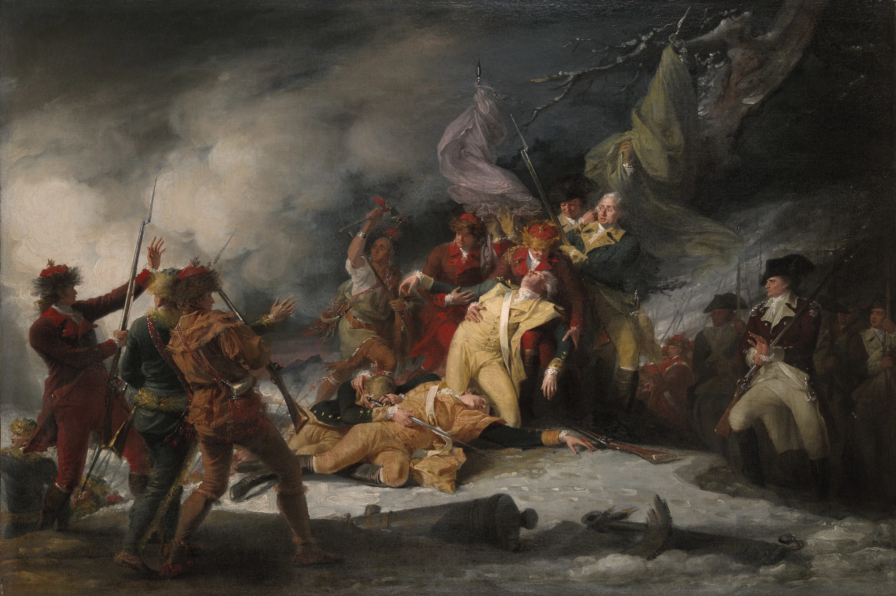 Death of general montgomery wikimedia commons