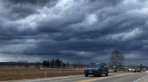 Scattered storm threat on the Prairies brings risk of large hail, strong winds