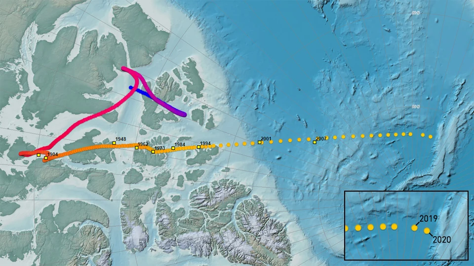 Magnetic North moving so quickly it's prompted a GPS update