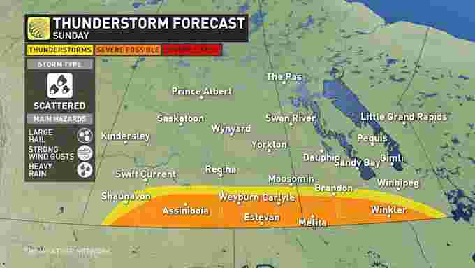 The Local weather Group – Multi-day excessive local weather menace marks prolonged weekend on the Prairies