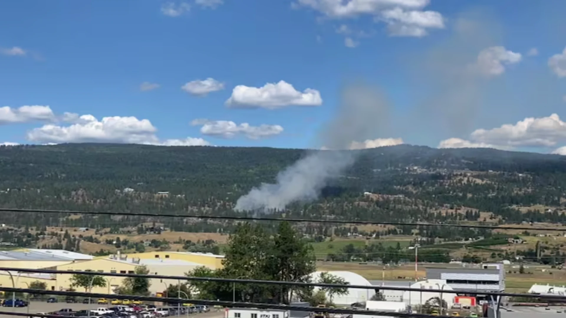 Wildfire burning near Kelowna airport prompts tactical evacuations ...