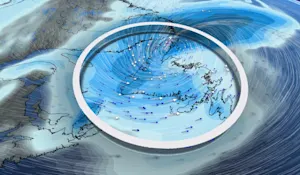 Powerful winds to roar over Atlantic Canada on Monday. Damaging gusts could exceed 120+ km/h