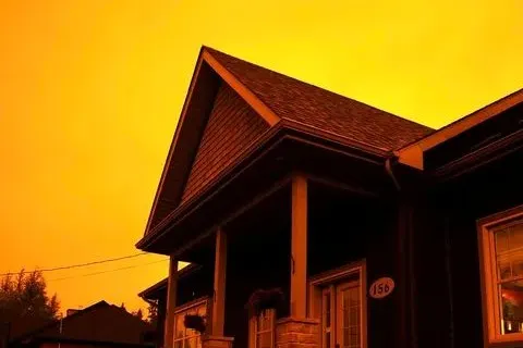 Quebec wildfire smoke/smoky skies/Audrey Carpentier/Submitted to MeteoMedia