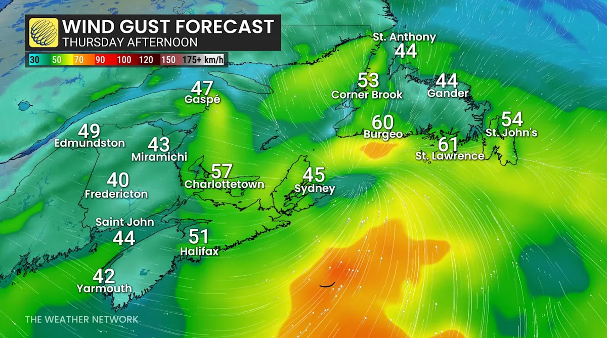 Swath of heavy snow to bring difficult travel to parts of Atlantic ...