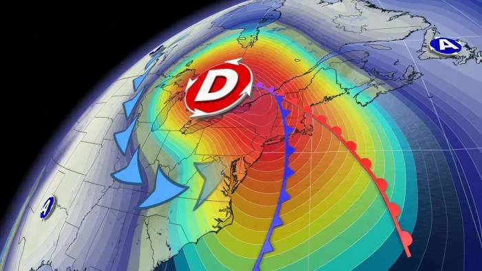 La puissante tempête est arrivée au Québec