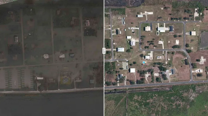See it: NOAA releases before and after images of Hurricane Laura