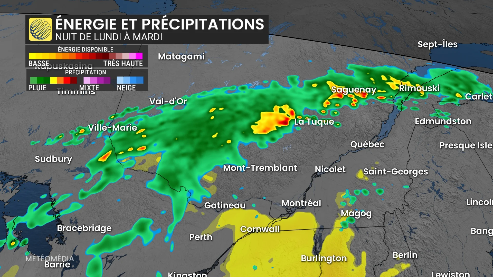 Orage : Bilan de lundi