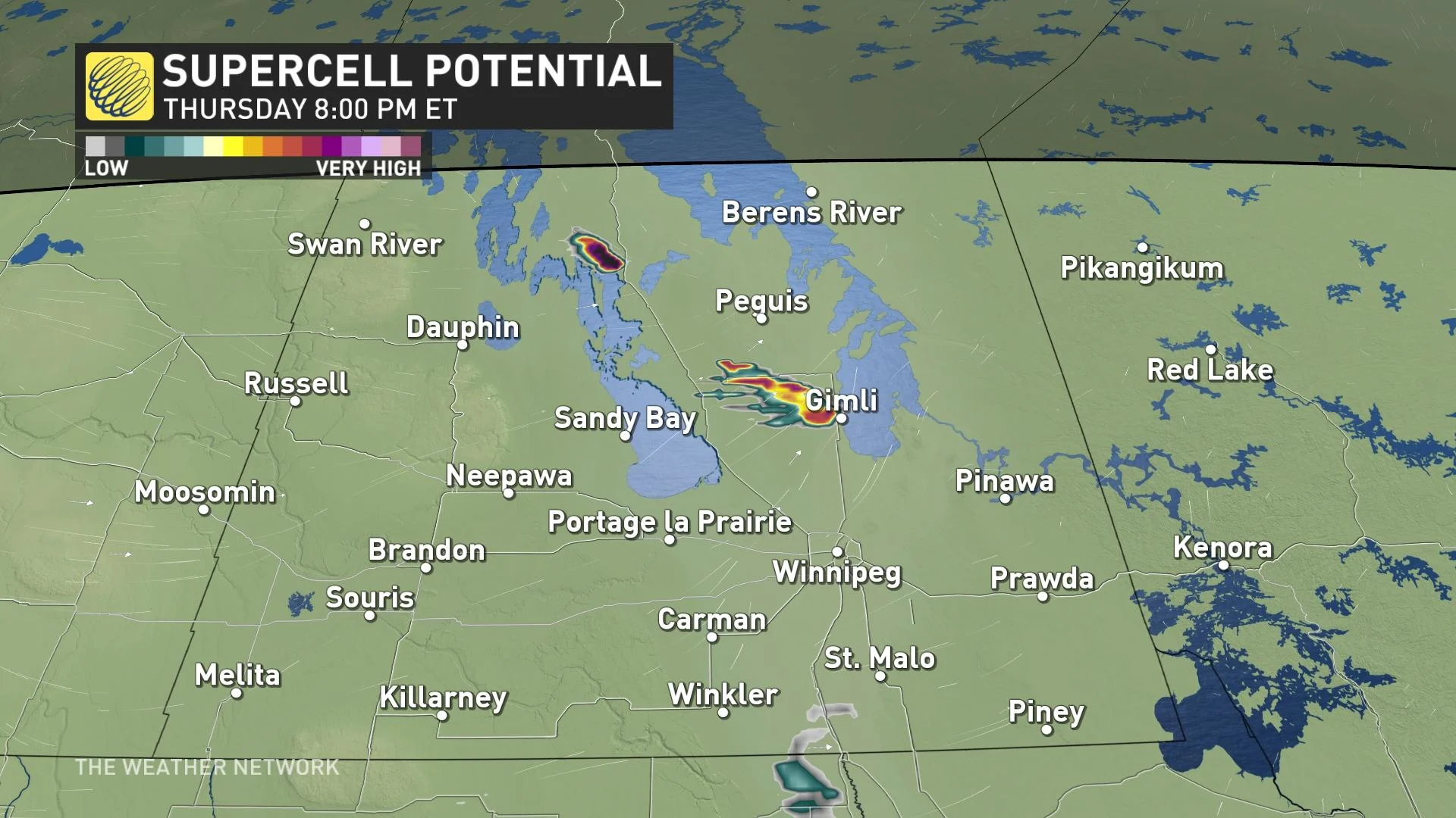 Baron - supercell potential thursday - Aug24