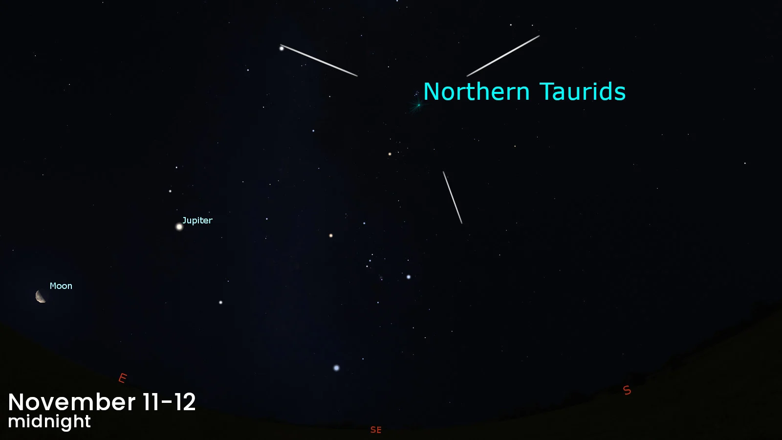 Northern Taurids - Nov 11 midnight - 2025
