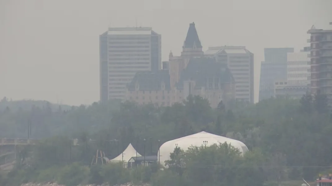 CBC: Smoky skies have been a common sight in Saskatoon, which has seen over 300 smoke hours recorded this year, according to Environment and Climate Change Canada. (CBC News)