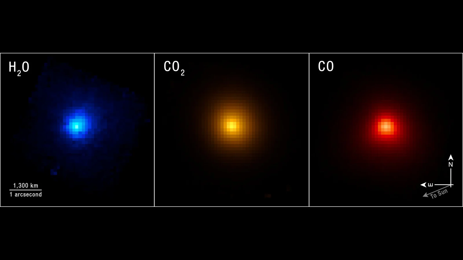 Interstellar Comet 3I ATLAS 3-panel - Webb