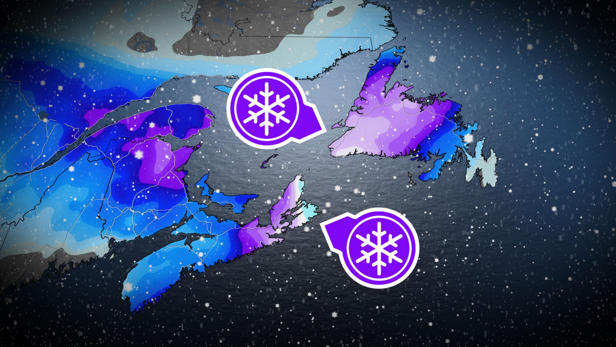 February kicks off with an active, snowy pattern in Atlantic Canada ...