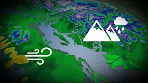 B.C. weather forecast brings heavy rain strong winds and mountain snow to the coast