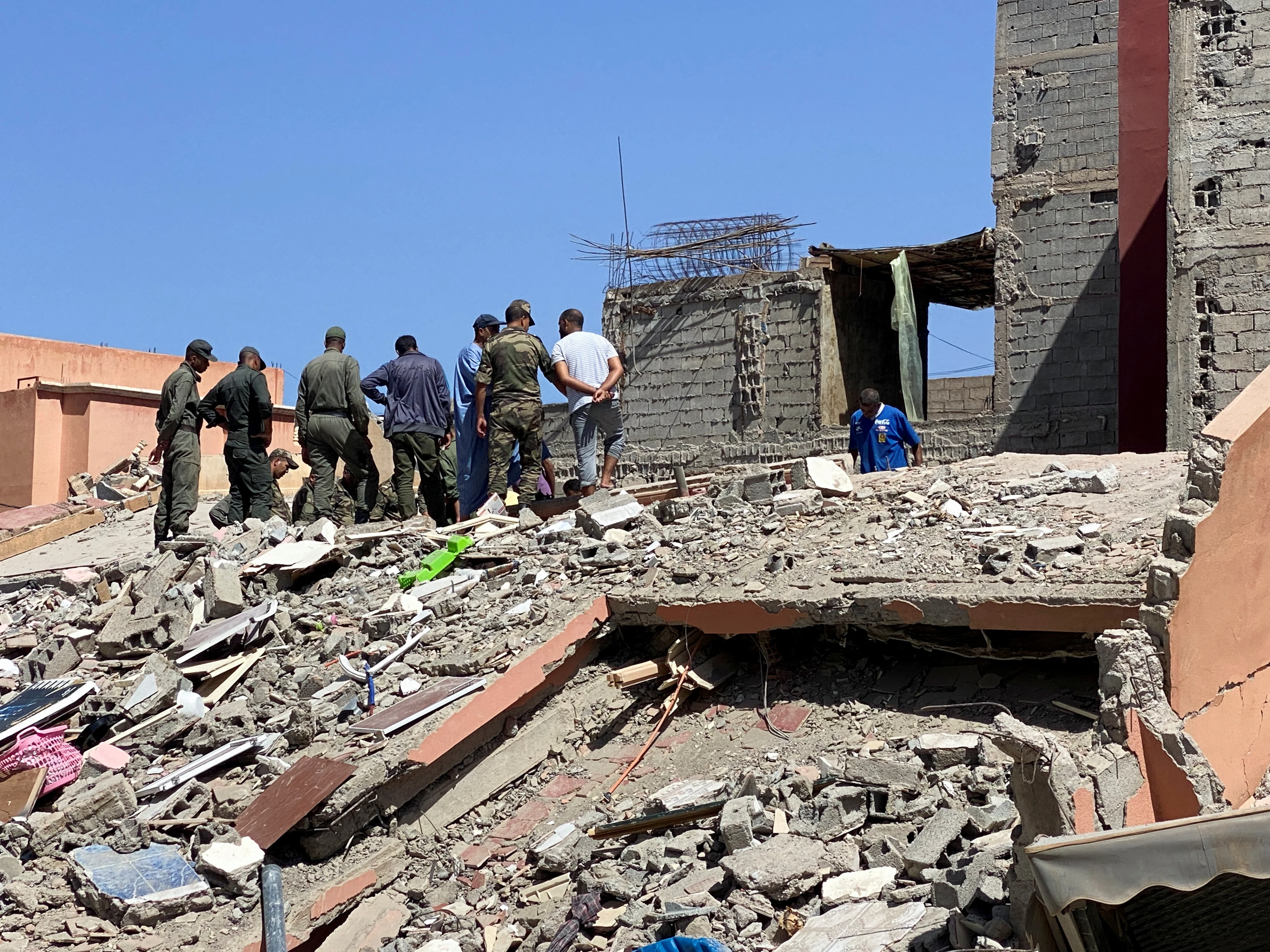 (Reuters) Morocco earthquake damage September 9 2023
