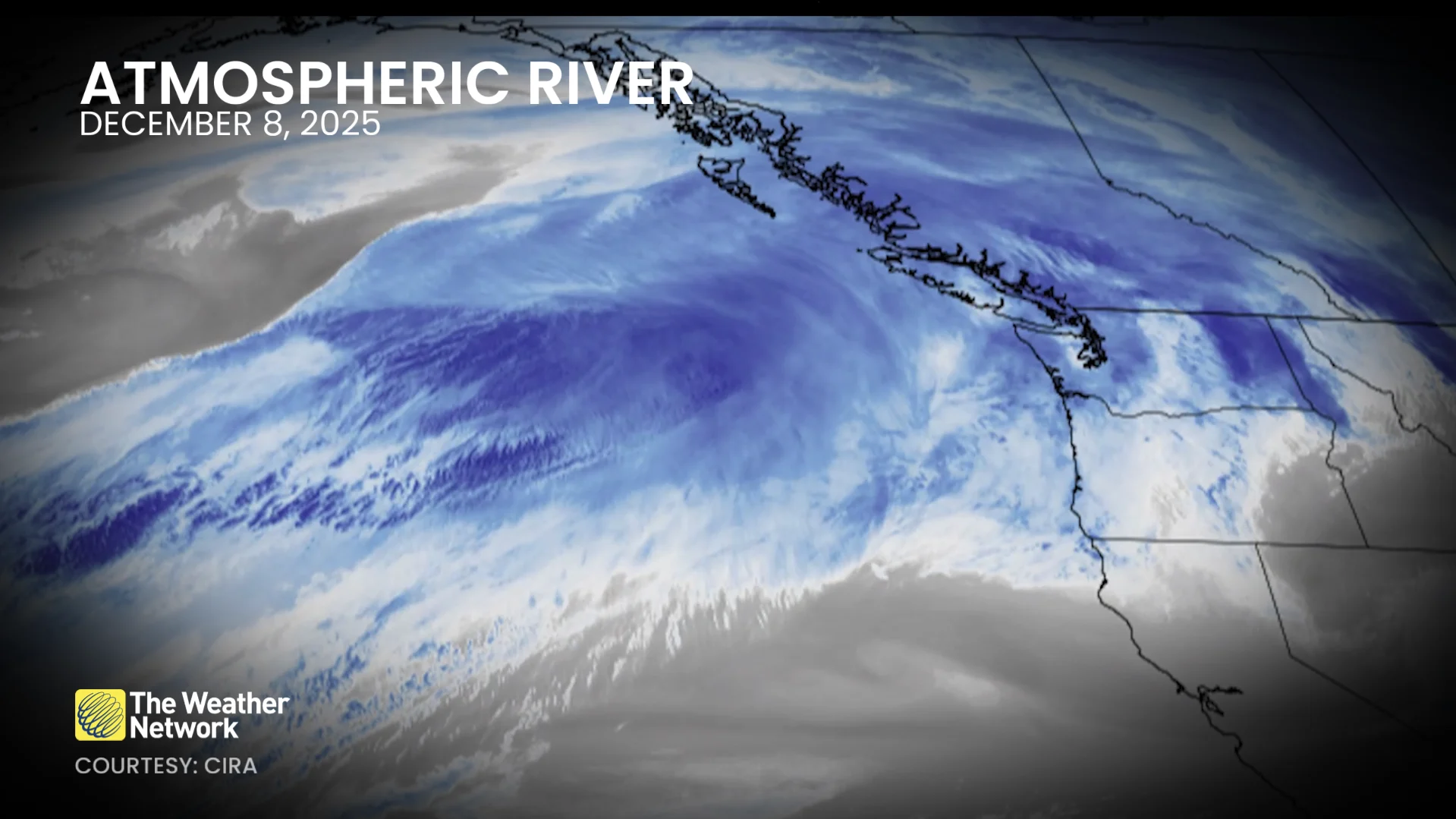 B.C. atmospheric river, Dec. 8, 2025