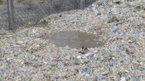 Largest river in Guatemala choked by garbage that causes "trash tsunamis"