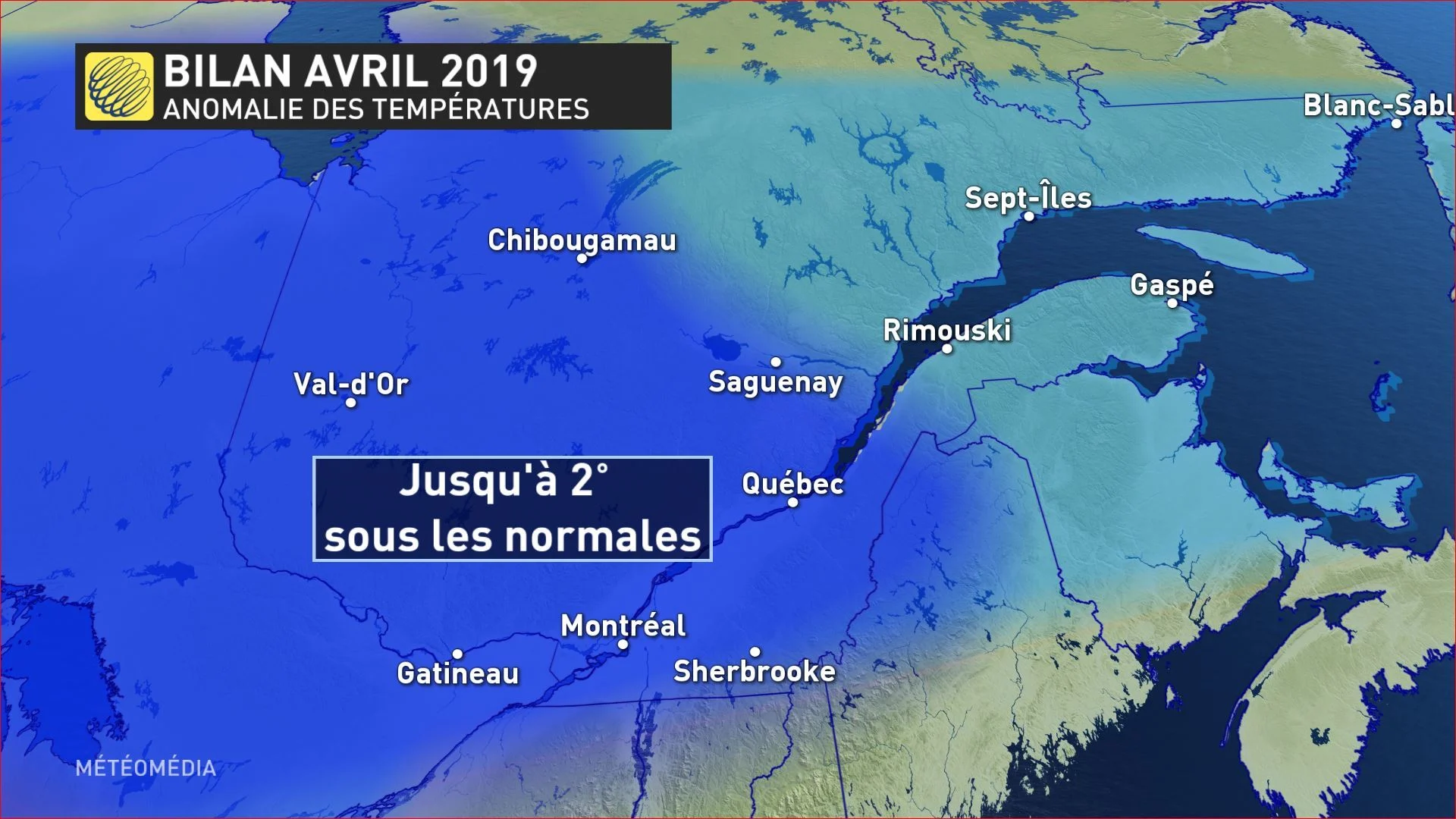 Un des mois d'avril les plus chauds partout, sauf au Québec