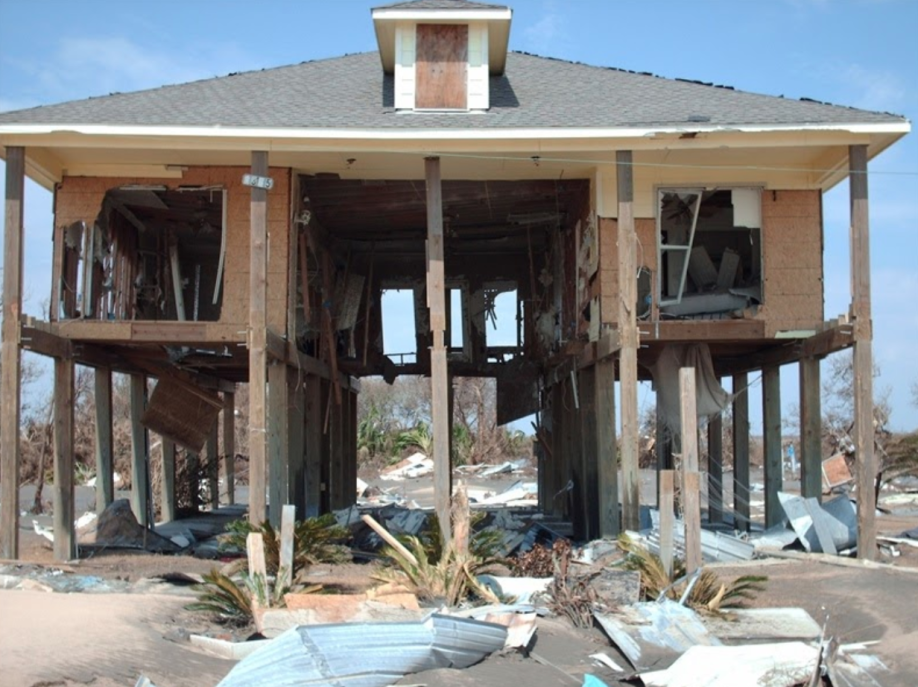 September 13, 2008 - Hurricane Ike Gouges Galveston