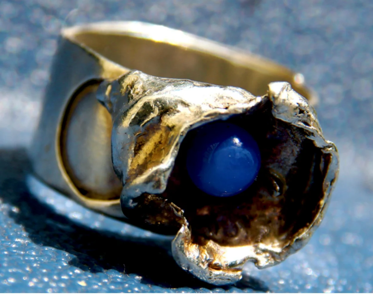 Nate Coleman: A ring designed and created by my mother, metal artist Ruth Jarvis Coleman