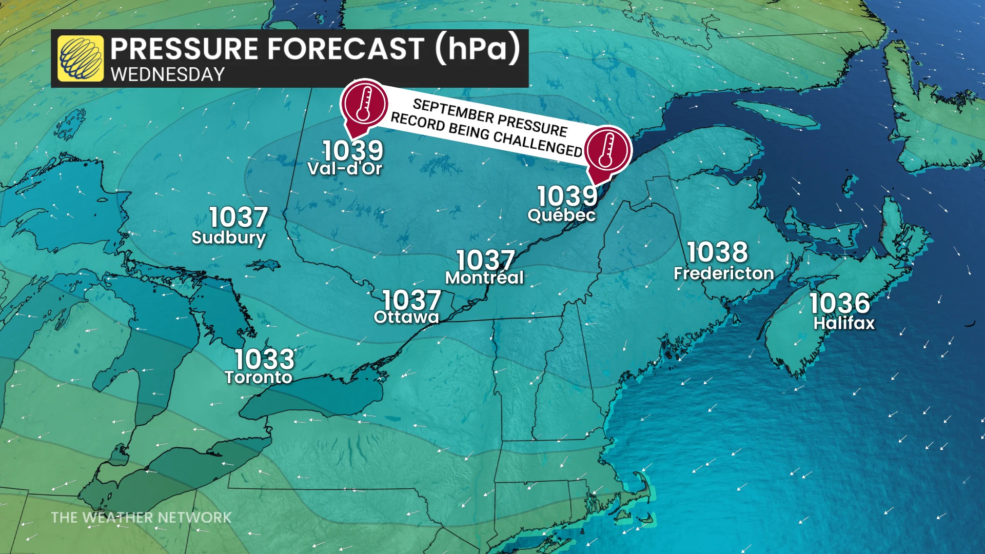 Baron - September pressure record challenged - Sept 21