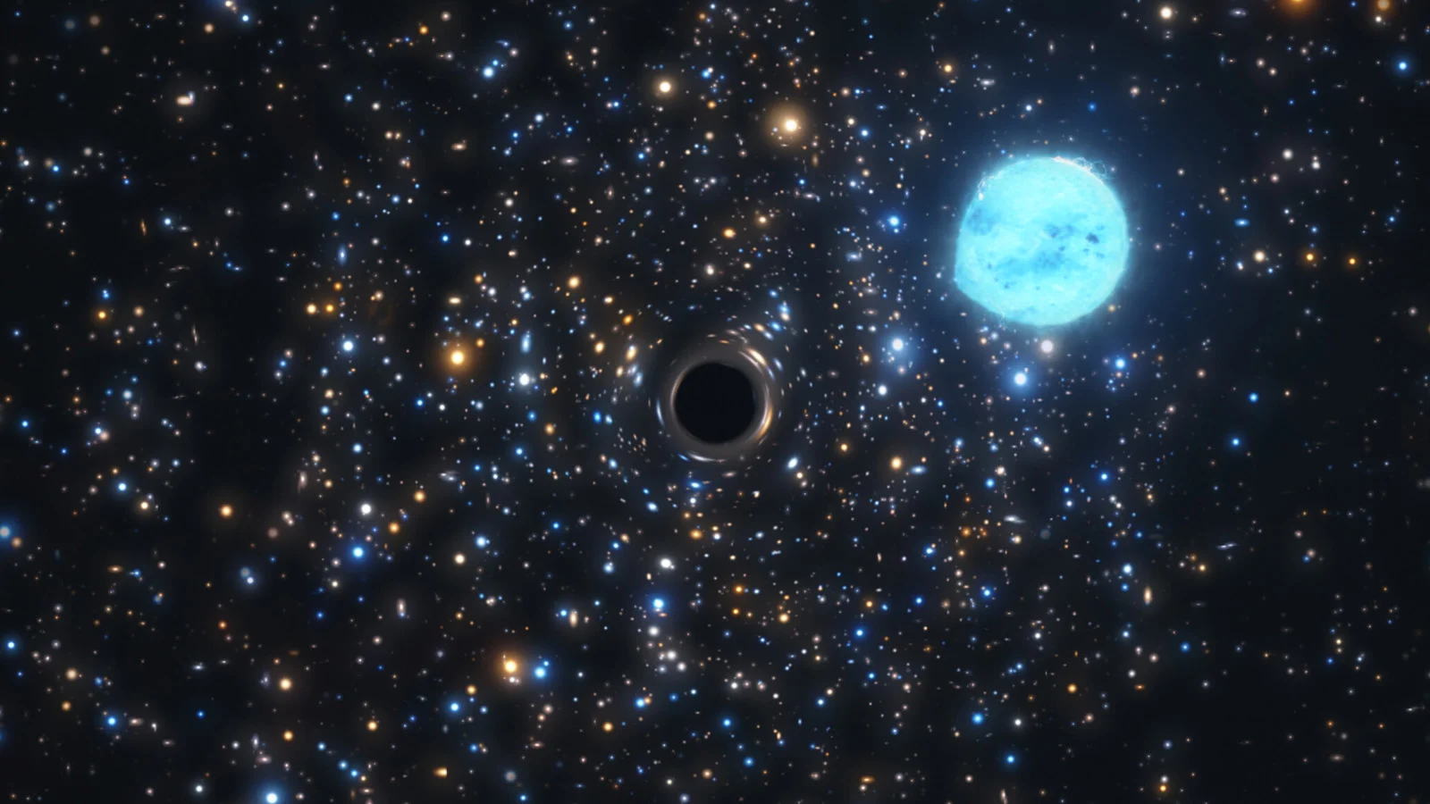 Hidden black hole in LMC - ESO/M.Kornmesser - eso2116a